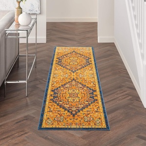 image:imageNourison Home Allur Orange Multicolor 710 x 910 Area Rug  Easy Clean Non Shedding Bed Room Living Room Dining Room Kitchen 8 x 10Orange Multicolor