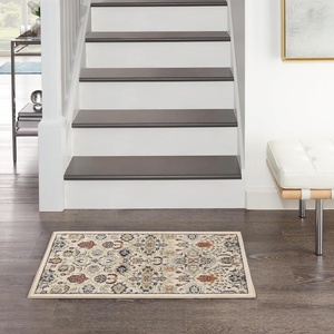 image:imageNourison Home Allur Sage Ivory 53 x 73 Area Rug  Easy Clean Non Shedding Bed Room Living Room Dining Room Kitchen 5 x 7Beige