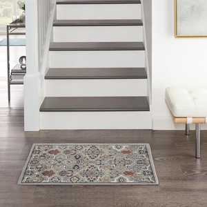 image:imageNourison Home Allur Sage Ivory 53 x 73 Area Rug  Easy Clean Non Shedding Bed Room Living Room Dining Room Kitchen 5 x 7Grey