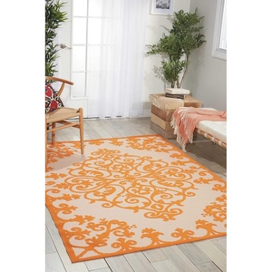 image:imageNourison Home Aloha Aqua 96 x 13 Area Rug  Easy Clean Non Shedding Bed Room Living Room Dining Room Kitchen 10 x 13Orange