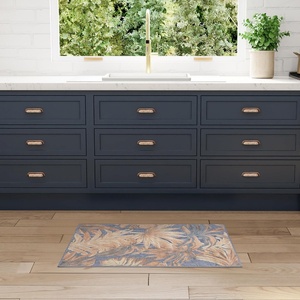 image:imageNourison Home Aloha Ivory Blue 53 x 75 Area Rug  Easy Clean Non Shedding Bed Room Living Room Dining Room Kitchen 5 x 8Blue Rose
