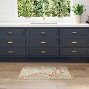 image:imageNourison Home Aloha Ivory Blue 53 x 75 Area Rug  Easy Clean Non Shedding Bed Room Living Room Dining Room Kitchen 5 x 8Sage Rose