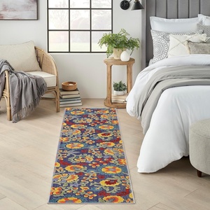 image:imageNourison Home Aloha Multicolor 3 x 5 Area Rug  Easy Clean Non Shedding Bed Room Living Room Dining Room Kitchen 3 x 5Navy Multicolor