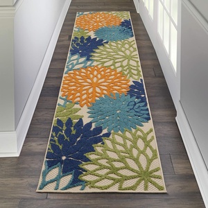 image:imageNourison Home Aloha Natural 3 x 5 Area Rug  Easy Clean Non Shedding Bed Room Living Room Dining Room Kitchen 3 x 5Multi Color
