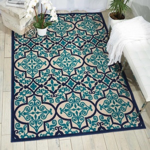 image:imageNourison Home Aloha Navy 96 x 13 Area Rug  Easy Clean Non Shedding Bed Room Living Room Dining Room Kitchen 10 x 13Navy