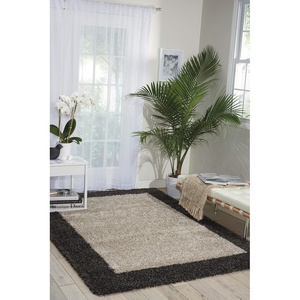 image:imageNourison Home Amore Bone 53 x 75 Area Rug  Easy Clean Non Shedding Bed Room Living Room Dining Room Kitchen 5 x 8SilverCharcoal