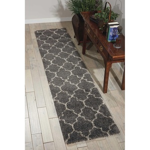 image:imageNourison Home Amore Moroccan Charcoal 32 x 5 Area Rug Easy Cleaning Non Shedding Bed Room Living Room Dining Room Kitchen 3x5Charcoal