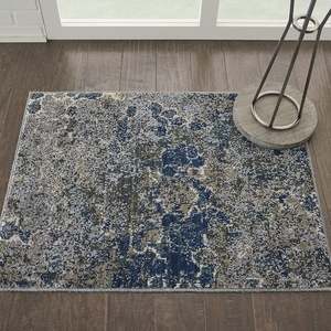 image:imageNourison Home Artworks Colorful Abstract BlueGrey 2 x 3 Area Rug Easy Cleaning Non Shedding Bed Room Living Room Dining Room Kitchen 2x3BlueGrey