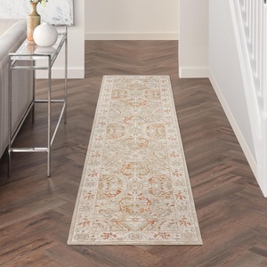 image:imageNourison Home Asher Light Grey 710 x 104 Area Rug  Easy Clean Non Shedding Bed Room Living Room Dining Room Kitchen 8 x 10Sage Ivory