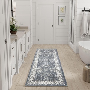 image:imageNourison Home Astra Machine Washable Blue 33 x 5 Area Rug  Easy Clean Non Shedding Bed Room Living Room Dining Room Kitchen 3 x 5Slate