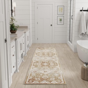 image:imageNourison Home Astra Machine Washable Ivory Gold 33 x 5 Area Rug  Easy Clean Non Shedding Bed Room Living Room Dining Room Kitchen 3 x 5Copper