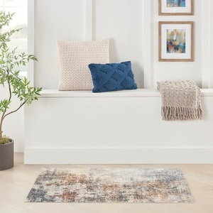 image:imageNourison Home Astra Machine Washable Multicolor 33 x 5 Area Rug  Easy Clean Non Shedding Bed Room Living Room Dining Room Kitchen 3 x 5Multi Color