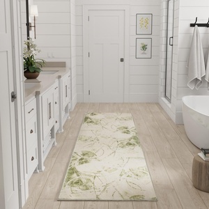 image:imageNourison Home Astra Machine Washable Silver Blue 53 x 7 Area Rug Easy Clean Non Shedding Bed Room Living Room Dining Room Kitchen 5 x 7Beige Green
