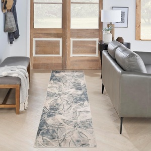 image:imageNourison Home Astra Machine Washable Silver Blue 53 x 7 Area Rug Easy Clean Non Shedding Bed Room Living Room Dining Room Kitchen 5 x 7Silver Blue