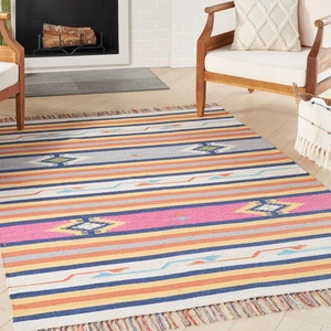 image:imageNourison Home Baja Ivory 5 x 7 Area Rug  Easy Clean Non Shedding Bed Room Living Room Dining Room Kitchen 5 x 7Ivory