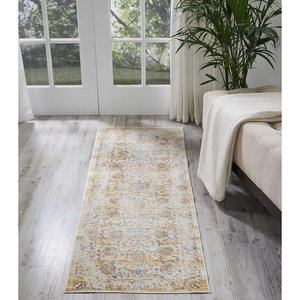 image:imageNourison Home Cambria Cream 2 x 511 Area Rug  Easy Clean Non Shedding Bed Room Living Room Dining Room Kitchen 6 RunnerCream