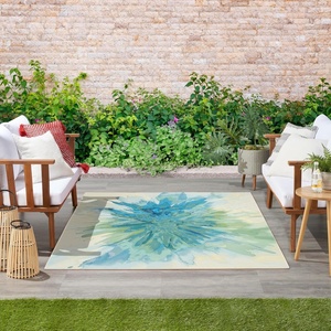 image:imageNourison Home Color Splash Ivory Blue 9 x 12 Area Rug  Easy Clean Non Shedding Bed Room Living Room Dining Room Kitchen 9 x 12Ivory Blue