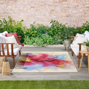 image:imageNourison Home Color Splash Ivory Multicolor 9 x 12 Area Rug  Easy Clean Non Shedding Bed Room Living Room Dining Room Kitchen 9 x 12Ivory Multicolor