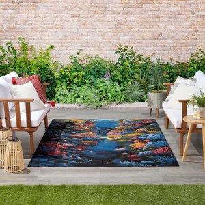 image:imageNourison Home Color Splash Multicolor 53 x 73 Area Rug  Easy Clean Non Shedding Bed Room Living Room Dining Room Kitchen 5 x 7Multi Color