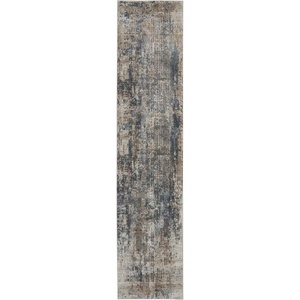image:imageNourison Home Concerto Blue Beige 810 x 1110 Area Rug  Easy Clean Non Shedding Bed Room Living Room Dining Room Kitchen 9 x 12BlueBeige