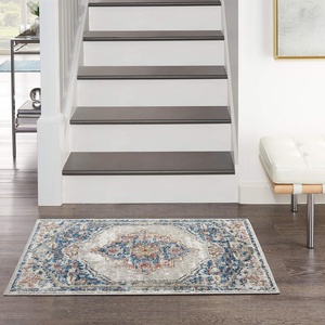 image:imageNourison Home Concerto Blue Grey 3 x 5 Area Rug  Easy Clean Non Shedding Bed Room Living Room Dining Room Kitchen 3 x 522 x 39 Rectangular