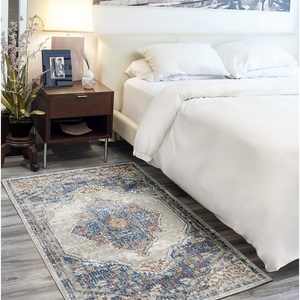 image:imageNourison Home Concerto Blue Grey 3 x 5 Area Rug  Easy Clean Non Shedding Bed Room Living Room Dining Room Kitchen 3 x 53 x 5 Rectangular