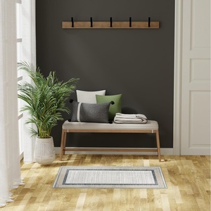 image:imageNourison Home Dekor Beige 53 x 7 Area Rug  Easy Clean Non Shedding Bed Room Living Room Dining Room Kitchen 5 x 7Grey Navy
