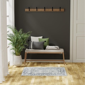 image:imageNourison Home Dekor Ivory Beige 710 x 910 Area Rug  Easy Clean Non Shedding Bed Room Living Room Dining Room Kitchen 8 x 10Grey Navy