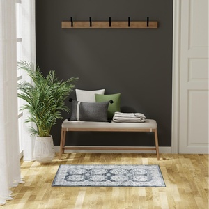 image:imageNourison Home Dekor Ivory Taupe 53 x 7 Area Rug  Easy Clean Non Shedding Bed Room Living Room Dining Room Kitchen 5 x 7Grey Navy