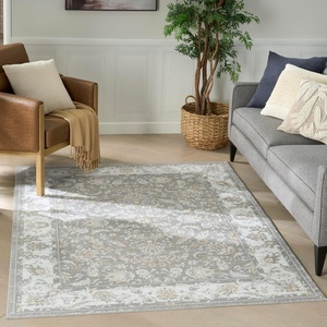 image:imageNourison Home Dekor Ivory Taupe 53 x 7 Area Rug  Easy Clean Non Shedding Bed Room Living Room Dining Room Kitchen 5 x 7Ivory