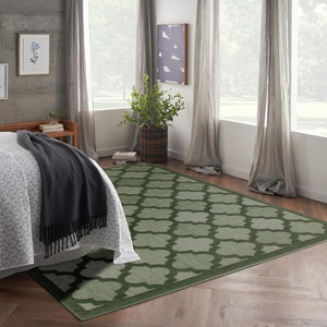 image:imageNourison Home Easy Care Green 10 x 14 Area Rug  Easy Clean Non Shedding Bed Room Living Room Dining Room Kitchen 10 x 14