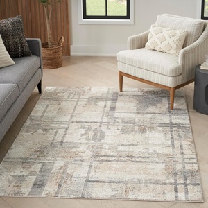 image:imageNourison Home EcoFriendly Ivory Multicolor 6 x 9 Area Rug  Easy Clean Non Shedding Bed Room Living Room Dining Room Kitchen 6 x 9Ivory Multicolor