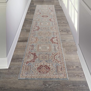 image:imageNourison Home Enchanting Home Farmhouse amp Country BlueBrick 3 x 5 Area Rug Easy Cleaning Non Shedding Bed Room Living Room Dining Room Kitchen 3x5BlueMulticolor