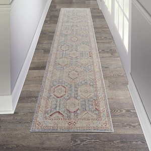 image:imageNourison Home Enchanting Home Farmhouse amp Country Brick 3 x 5 Area Rug Easy Cleaning Non Shedding Bed Room Living Room Dining Room Kitchen 3x5Light Blue Multi