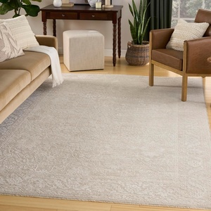 image:imageNourison Home Enriched Mocha 93 x 127 Area Rug  Easy Clean Non Shedding Bed Room Living Room Dining Room Kitchen 9 x 13Cream