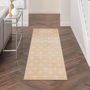 image:imageNourison Home Essentials Outdoor Navy Ivory 5 x 7 Area Rug Easy Cleaning Non Shedding Bed Room Living Room Dining Room Deck Backyard Patio 5x7Beige Ivory