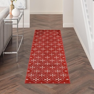 image:imageNourison Home Essentials Outdoor Navy Ivory 5 x 7 Area Rug Easy Cleaning Non Shedding Bed Room Living Room Dining Room Deck Backyard Patio 5x7Brick Ivory