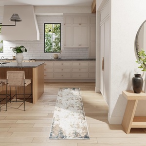image:imageNourison Home Glam Abstract TaupeMulti 53 x 73 Area Rug Easy Cleaning Non Shedding Bed Room Living Room Dining Room Kitchen 5x7TaupeMulti