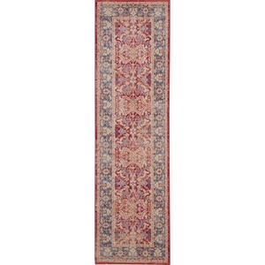 image:imageNourison Home Global Vintage Traditional Red 4 x 6 Area Rug Easy Clean Non Shedding Bed Room Living Room Dining Room Kitchen 4x624 x 8 Rectangular