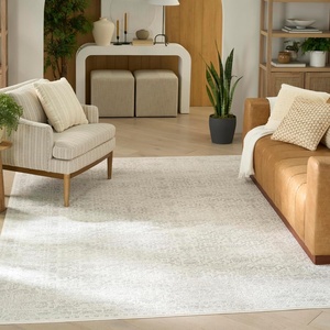 image:imageNourison Home Grace Sage 53 x 73 Area Rug  Easy Clean Non Shedding Bed Room Living Room Dining Room Kitchen 5 x 7Grey
