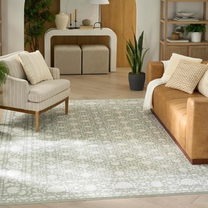 image:imageNourison Home Grace Sage 53 x 73 Area Rug  Easy Clean Non Shedding Bed Room Living Room Dining Room Kitchen 5 x 7Sage