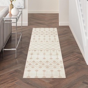 image:imageNourison Home Grafix Beige 53 x 73 Area Rug  Easy Clean Non Shedding Bed Room Living Room Dining Room Kitchen 5 x 7Ivory Beige