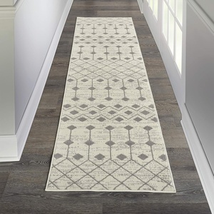 image:imageNourison Home Grafix Beige 53 x 73 Area Rug  Easy Clean Non Shedding Bed Room Living Room Dining Room Kitchen 5 x 7IvoryGrey