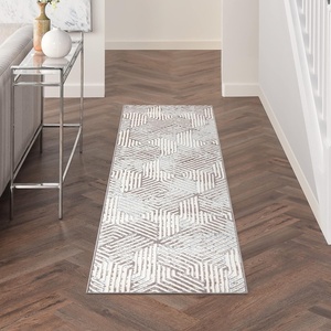 image:imageNourison Home Grafix Grey 3 x 5 Area Rug  Easy Clean Non Shedding Bed Room Living Room Dining Room Kitchen 3 x 5Grey
