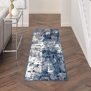 image:imageNourison Home Grafix Navy Blue 39 x 59 Area Rug  Easy Clean Non Shedding Bed Room Living Room Dining Room Kitchen 4 x 6Navy Blue