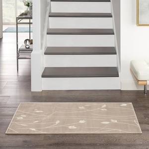 image:imageNourison Home Grafix Red 6 x 9 Area Rug Modern Botanical  Bed Room Living Room Dining Room Kitchen Easy Clean Non Shedding 6x9Beige