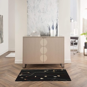 image:imageNourison Home Grafix Red 6 x 9 Area Rug Modern Botanical  Bed Room Living Room Dining Room Kitchen Easy Clean Non Shedding 6x9Black