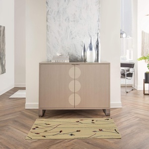 image:imageNourison Home Grafix Red 6 x 9 Area Rug Modern Botanical  Bed Room Living Room Dining Room Kitchen Easy Clean Non Shedding 6x9Cream