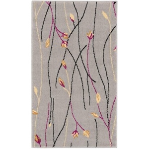 image:imageNourison Home Grafix Red 6 x 9 Area Rug Modern Botanical  Bed Room Living Room Dining Room Kitchen Easy Clean Non Shedding 6x9Grey