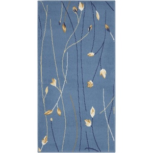 image:imageNourison Home Grafix Red 6 x 9 Area Rug Modern Botanical  Bed Room Living Room Dining Room Kitchen Easy Clean Non Shedding 6x9Light Blue